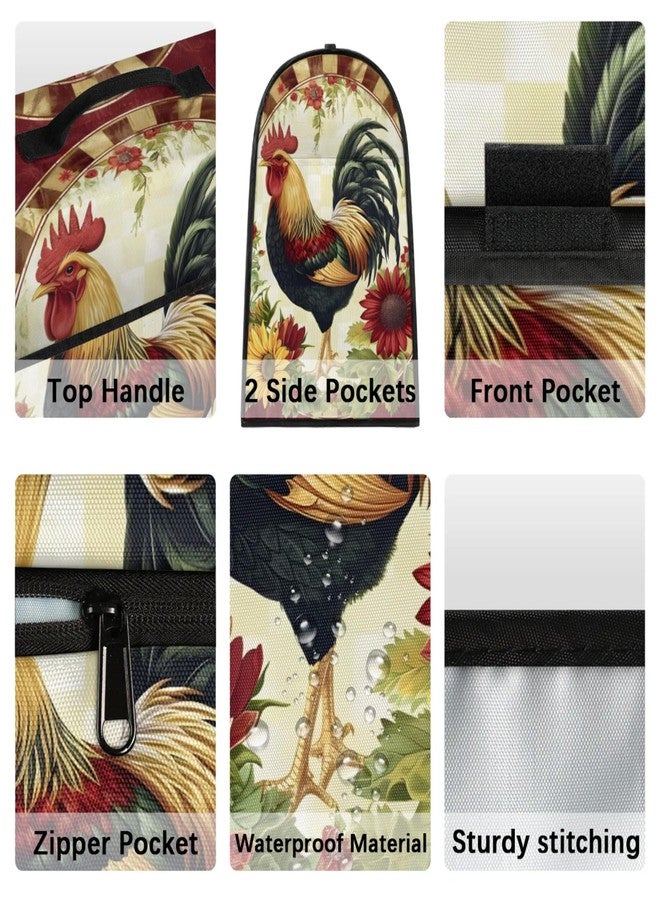 cfpolar Kitchen Aid Mixer Cover Compatible with 6-8 Quarts Rooster Sunflower Farmhouse Stand Mixer Cover Kitchen Aid Mixers Accessories Appliance Organizer Bag Dust Covers with Zipper Pocket - Image 5